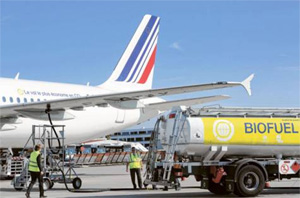 World's greenest flight by Air France - copyright Air France